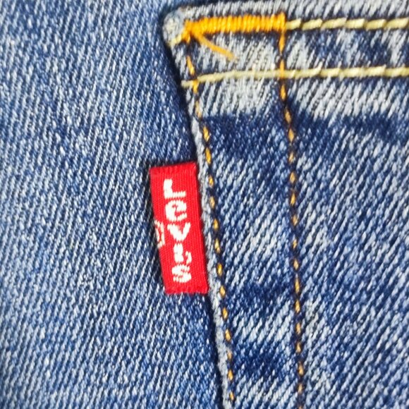 Levi's 514 jeans men's size W36/L30 medium washed denim blue colour straight leg - Picture 6 of 16